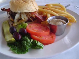Burger and Fries